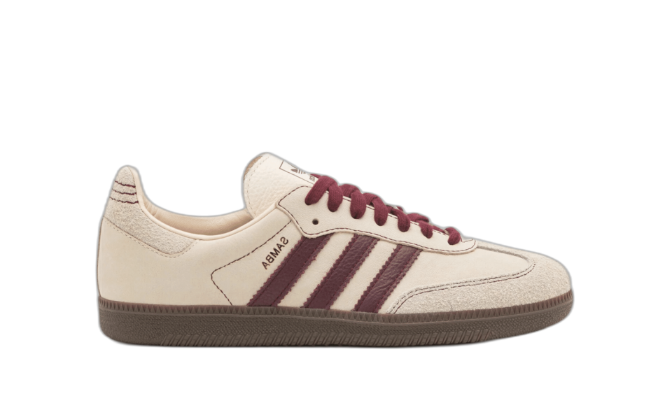 Adidas Samba OG Wonder White Maroon