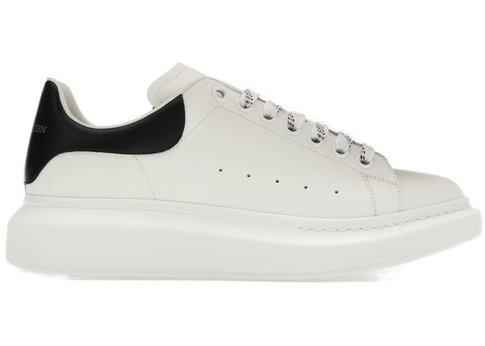 Alexander McQueen Blanco con talón negro