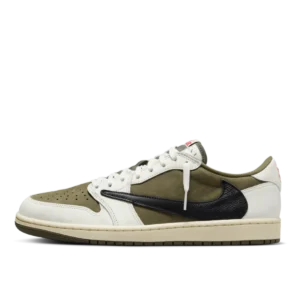 Air Jordan 1 Low OG x Travis Scott Medium Olive - posición final