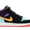 NIKE AIR JORDAN 1 MID MULTI-COLOR