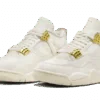 Air Jordan 4 Sail Metallic Gold