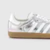 adidas Samba OG Trainers Silver Metalic White White