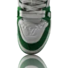 LV Trainer Low Monogram Denim White Green