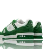 LV Trainer Low Monogram Denim White Green
