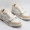 LV Trainer Beige White