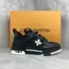 LV Skate Sneaker Black White
