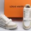 LV Trainer Beige White