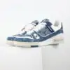 LV Trainer Denim Monogram Blue