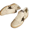 Golden Goose Ball Star Blanco Verde con Estrella Negra