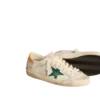 Golden Goose Super-Star Blanco Estrella Verde